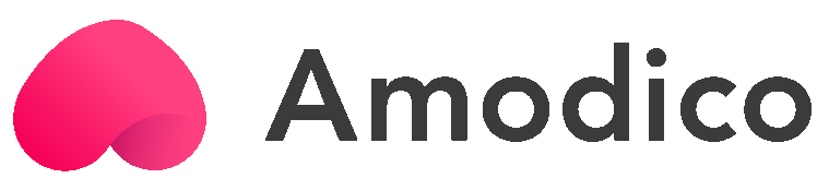 Amodico logo pink